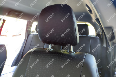 Чехлы на сиденья Toyota Corolla Fielder (E160), 2012-н.в., Hybrid, экокожа черная