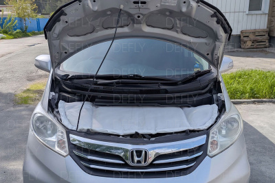 Автоодеяло и утеплитель радиатора Honda Freed (GB3, GB4), 2014-2016, 2-й рестайлинг