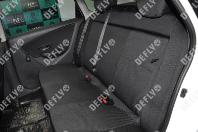 Чехлы на сиденья Nissan Almera, 2012-2019, задний ряд 60/40, жаккард 