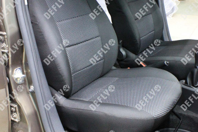 Чехлы на сиденья Renault Logan (L52), 2014-2022, задний ряд 60/40, жаккард 