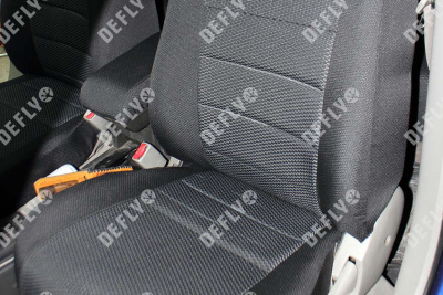 Чехлы на сиденья Nissan X-Trail (T30), 2000-2007, правый руль, жаккард 