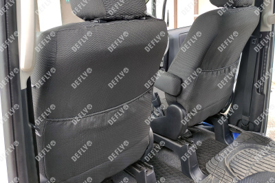 Чехлы на сиденья Toyota Noah/Voxy/Esquire (R80), 2014-2021, 4 места, капитанские кресла, жаккард