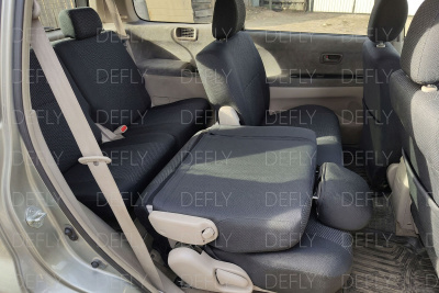 Чехлы на сиденья Toyota Ipsum/Gaia (SXM10), 1996-2004, 7 мест, 3 ряд раздельный, жаккард 