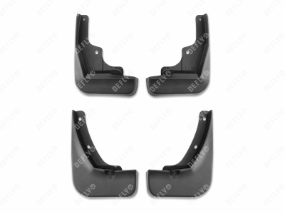 Брызговики Defly, для Changan CS35 Plus, 2018-н.в., комплект 4 шт.