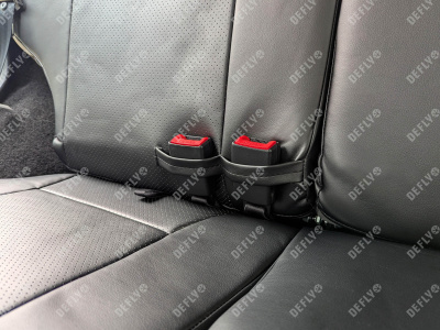 Чехлы на сиденья Лада Нива Тревел, 2020-н.в., экокожа черная