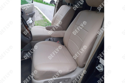 Чехлы на сиденья Lexus RX300 (XU10), 2000-2003, экокожа бежевая