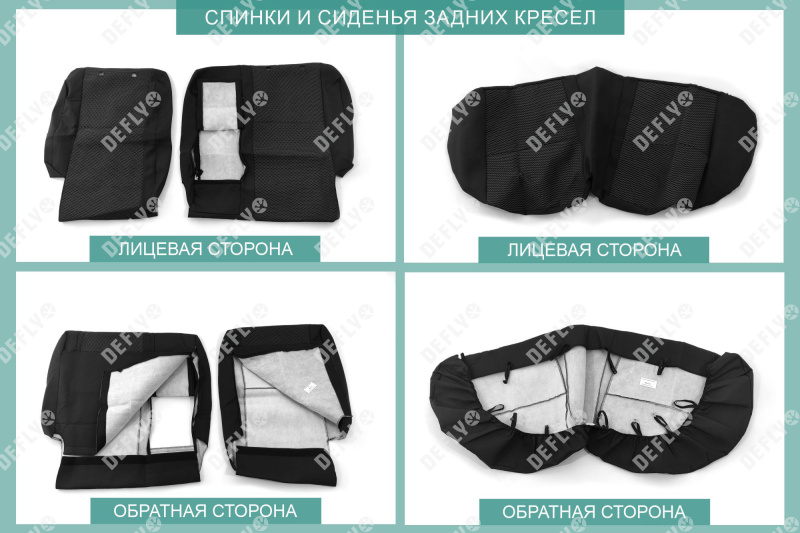 Чехлы на сиденья Nissan Primera (P12), 2001-2005, правый руль, универсал, жаккард