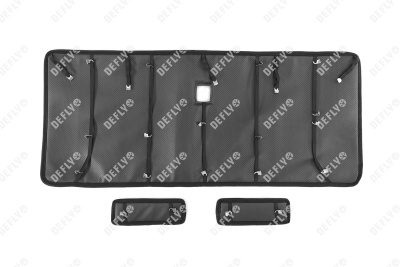 Утеплитель радиатора для Jetour T2, 2024-н.в., экокожа черная