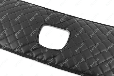 Утеплитель радиатора для Honda Freed (GB3, GB4), 2008-2011, экокожа черная 