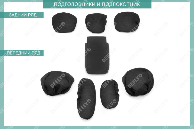 Чехлы на сиденья Лада Веста, 2015-н.в., седан, задний ряд 60/40, жаккард