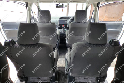 Чехлы на сиденья Toyota Noah/Voxy/Esquire (R80), 2014-2021, 6 мест, капитанские кресла, жаккард