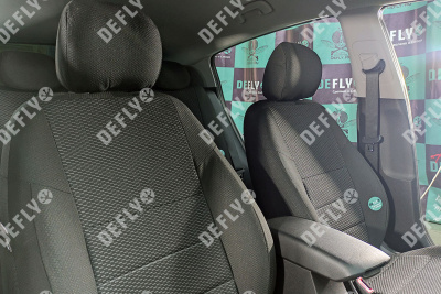 Чехлы на сиденья Kia Rio X-Line, 2017-2022, жаккард 