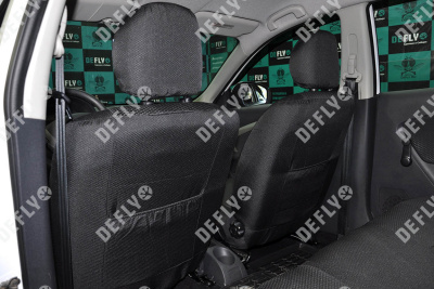 Чехлы на сиденья Nissan Almera, 2012-2019, задний ряд 60/40, жаккард 