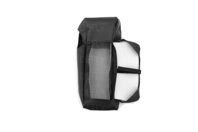 Чехол на подлокотник переднего ряда Toyota Passo (M700), 2016-2023, экокожа черная, 1 шт