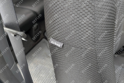 Чехлы на сиденья Toyota Land Cruiser Prado (J120), 2002-2009, левый руль, жаккард 