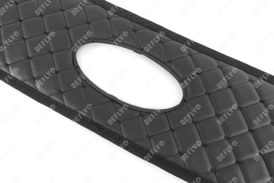 Утеплитель радиатора для Лада Гранта 2, Кросс, Спорт, 2018-н.в., экокожа черная 