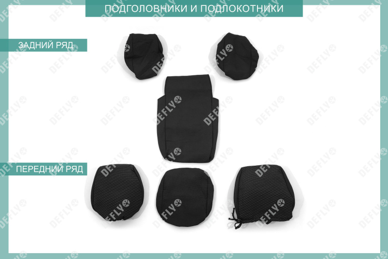 Чехлы на сиденья Haval F7, F7x, 2018-2024, жаккард