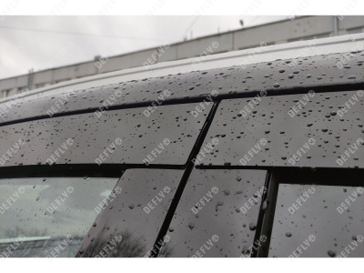 Дефлекторы окон 2D Geely Coolray, Belgee X50, 2018-н.в., комплект 4 шт.