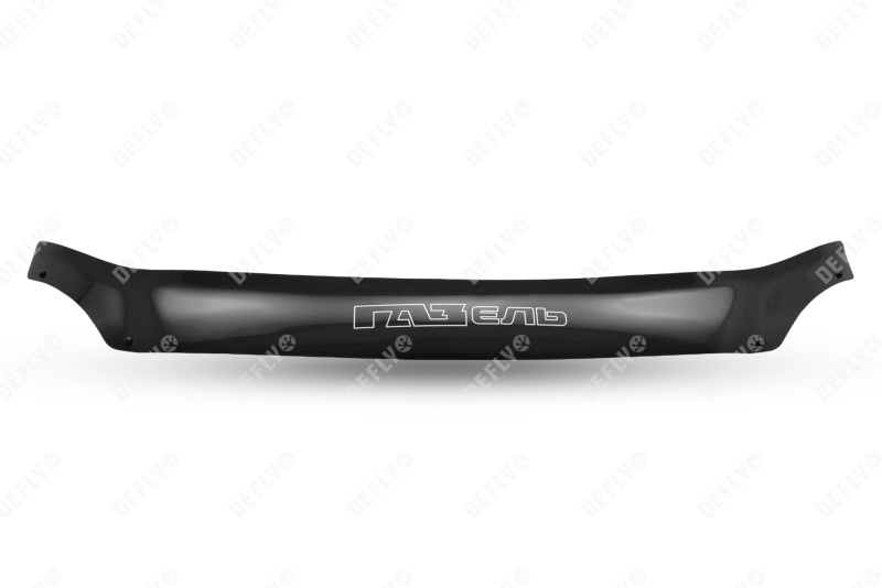 Дефлектор капота ГАЗ ГАЗель Бизнес, Соболь, 2003-н.в., рестайлинг, еврокрепеж