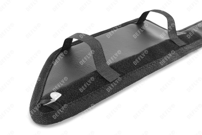 Утеплитель радиатора для Sollers Atlant 2022-н.в., экокожа черная 