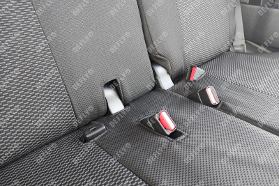 Чехлы на сиденья Toyota Tank/Roomy, Daihatsu Thor, Subaru Justy, 2016-2020, вырезы для столиков, жаккард