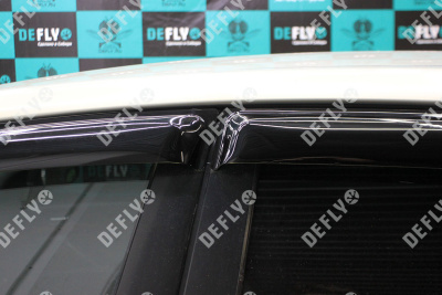 Дефлекторы окон Toyota Avensis (T250), 2003-2010, седан 
