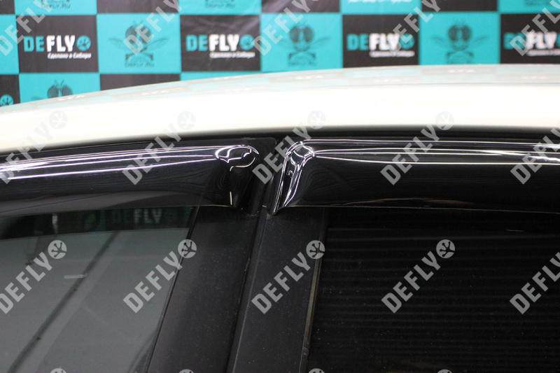 Дефлекторы окон Toyota Avensis (T250), 2003-2010, седан 