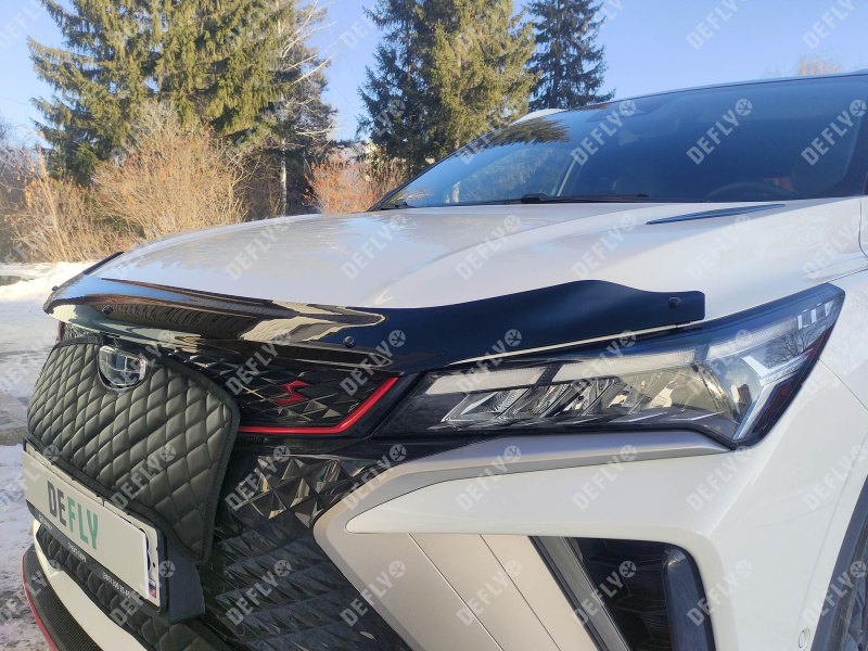 Дефлектор капота NEOFIX Geely Coolray, 2023-н.в., рестайлинг