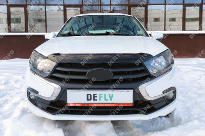 Дефлектор капота NEOFIX, для Лада Гранта 2, 2018-н.в., Sport