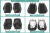 Чехлы на сиденья Toyota Avensis (T250), 2003-2008, cедан, задний ряд 60/40, экокожа черная/замша черная ромб