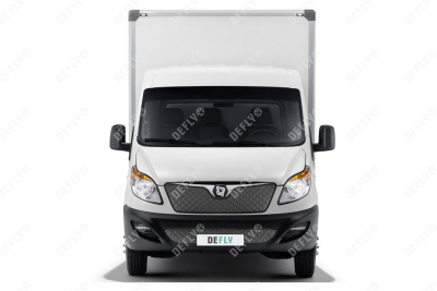 Утеплитель радиатора для Sollers Atlant 2022-н.в., экокожа черная 