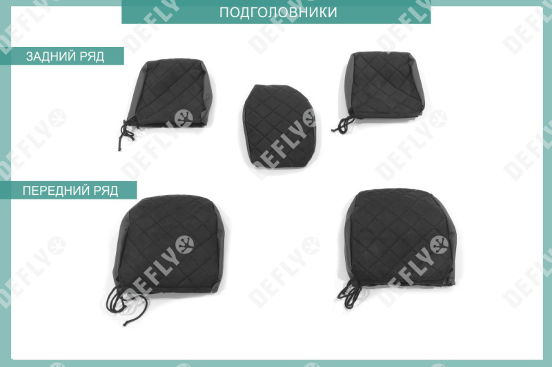 Чехлы на сиденья Nissan Terrano, 2017-2022, Elegance, Elegance Plus, экокожа черная/замша черная ромб