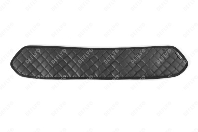 Утеплитель радиатора для Лада Нива Тревел, 2020-н.в., экокожа черная 