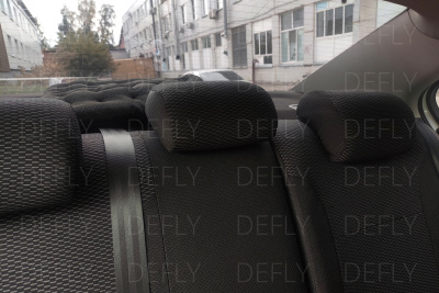 Чехлы на сиденья Volkswagen Polo, 2020-2022, без подлокотника, жаккард 