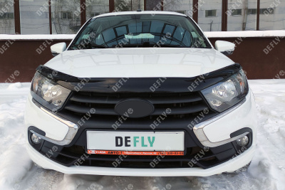 Дефлектор капота NEOFIX, для Лада Гранта 2, 2018-н.в.