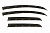 Дефлекторы окон Mitsubishi Colt (Z20,Z30), 2002-2012, хэтчбек, 5 дверей