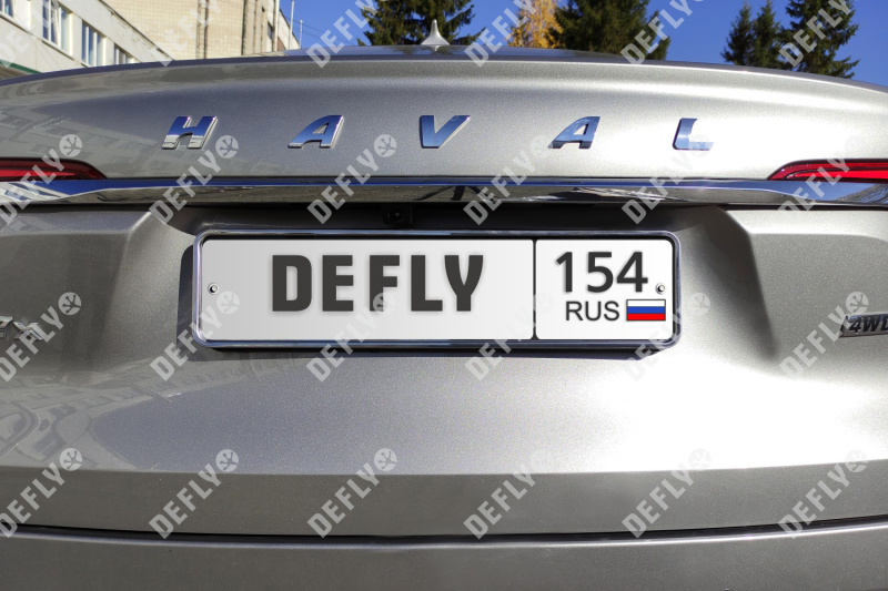 Рамка для номера автомобиля из нержавеющей стали 