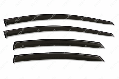 Дефлекторы окон Kia Rio (QB), 2011-2017, седан 