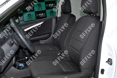 Чехлы на сиденья Nissan Almera, 2012-2019, задний ряд 60/40, жаккард 