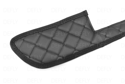 Утеплитель радиатора для Toyota Ipsum (SXM10), 1998-2001, рестайлинг, экокожа черная 