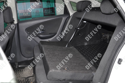 Чехлы на сиденья Nissan Almera, 2012-2019, задний ряд 60/40, жаккард 