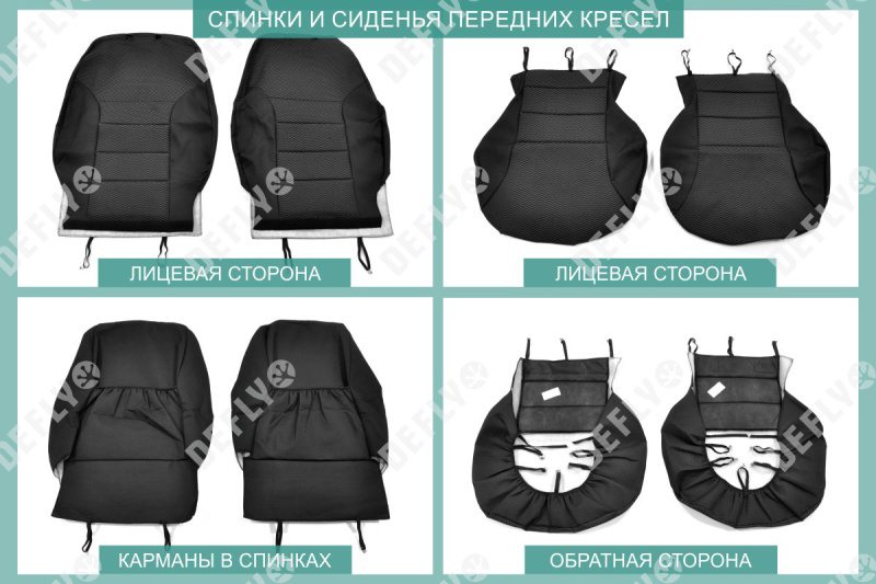 Чехлы на сиденья УАЗ Патриот, 2005-2014, жаккард 