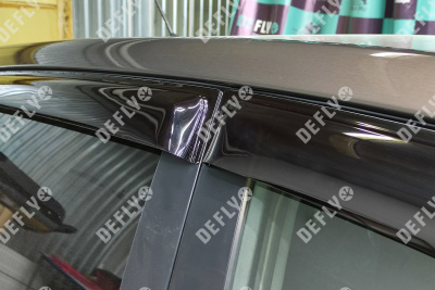 Дефлекторы окон Kia Rio (QB), 2012-2017, хэтчбек 