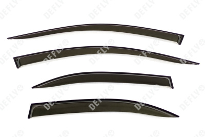 Дефлекторы окон Honda Accord (CL), 2002-2008, седан