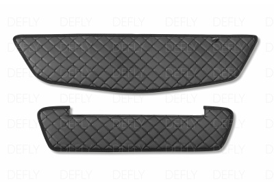 Утеплитель радиатора для Geely Coolray, Belgee X50, 2018-н.в., до рестайлинга, экокожа черная