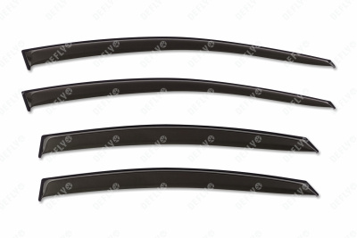 Дефлекторы окон Hyundai Solaris, 2010-2017, седан