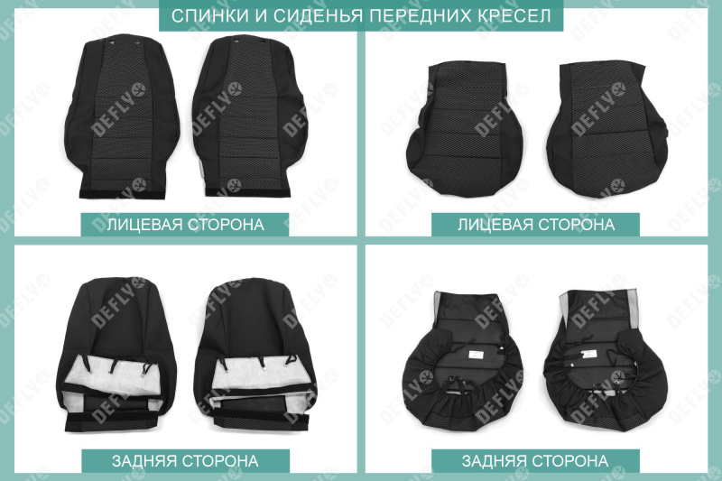 Чехлы на сиденья Changan Alsvin, 2018-н.в., жаккард