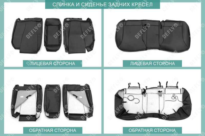 Чехлы на сиденья Mazda CX-5 (KF), 2016-н.в., экокожа черная