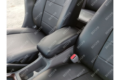 Чехлы на сиденья Toyota Corona Premio (T210), 1996-2001, задний ряд 60/40, экокожа черная