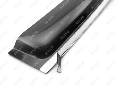 Дефлекторы окон Chery Arrizo 8, 2022-н.в., хромированный молдинг